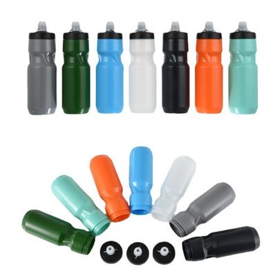 610ml/710ml Bebida desportiva sem BPA Garrafa de água de plástico para bicicleta de montanha leve
