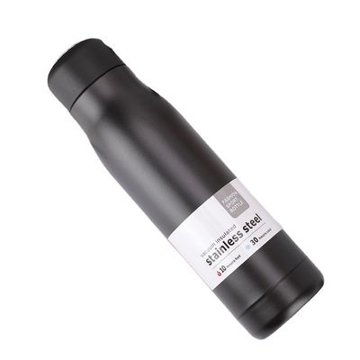 Logotipo personalizado 400ml/500ml Garrafa térmica de aço inoxidável canecas de viagem de parede dupla isolado