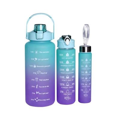 Crianças Quentes 3 em 1 Set Botel com Palha Para Crianças Escola 2000ml 900ml 300ml Capacidade