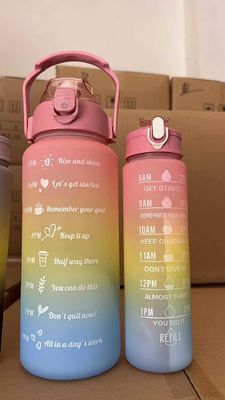 Logotipo personalizado Acceptável Set de garrafa de água roxa para entusiastas de fitness e esportes