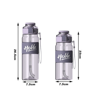Bottle de água de palha com 680ml e 860ml de capacidade de plástico de Tritão