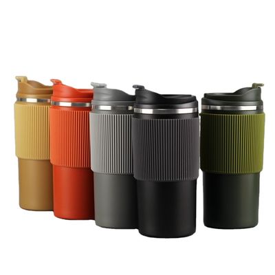 OEM/ODM aceitável 450ml de aparência alta portavel isolado de aço inoxidável caneca de café