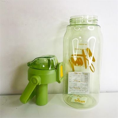 Bottle de água para infusão de frutas de viagem 1000 ml Tritan Sports Plastic Teabag Infusão de garrafa