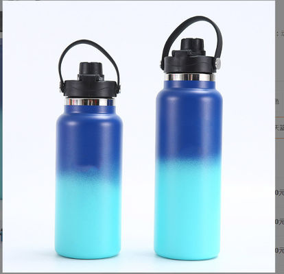Logotipo personalizado 32oz/1L Minimalista Design Estilo Garrafa de Água de Aço Inoxidável para Portátil