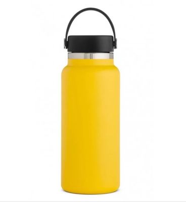 Logotipo personalizado 32oz/1L Minimalista Design Estilo Garrafa de Água de Aço Inoxidável para Portátil