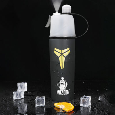 Unisex Viagens ao ar livre Cool Ciclismo Duplo Parede 600ml Copo de plástico Bottle isolado