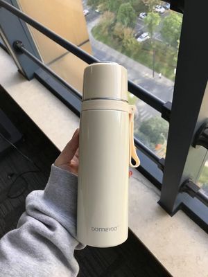 Garrafa de água de aço inoxidável de 500 ml Copo de água isolado de parede dupla portátil para todos