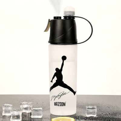 400/600 ml Copo de água para desporto plástico ao ar livre com método de pressão de fluxo de água Tipo verde