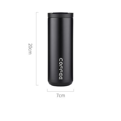 350/500ml 304 aço inoxidável portavel isolado a vácuo taça de café viagem garrafa de água