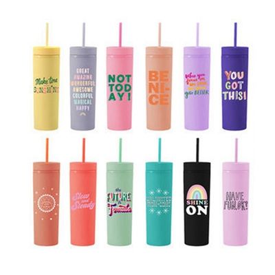 Múltiplos estilos de design 16oz garrafas de água de plástico de qualidade alimentar para Tumbler