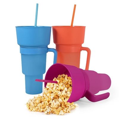 Mainstays Copo de Bebida de Snack de Plástico Perfeito para Café, Chá, Cerveja e Água em movimento
