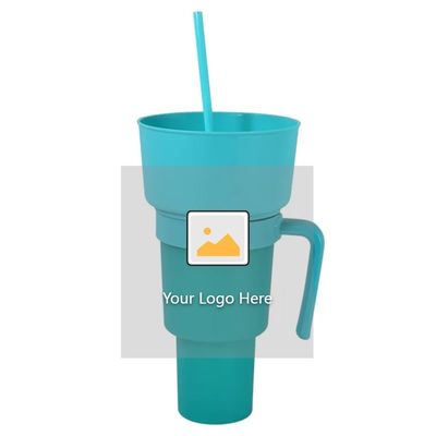 Mainstays Copo de Bebida de Snack de Plástico Perfeito para Café, Chá, Cerveja e Água em movimento