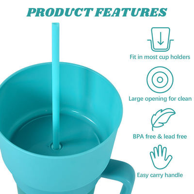 Mainstays Copo de Bebida de Snack de Plástico Perfeito para Café, Chá, Cerveja e Água em movimento