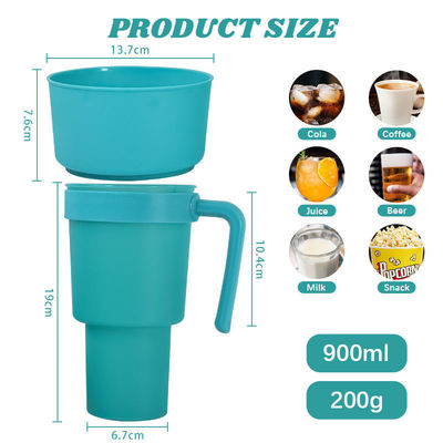 Mainstays Copo de Bebida de Snack de Plástico Perfeito para Café, Chá, Cerveja e Água em movimento