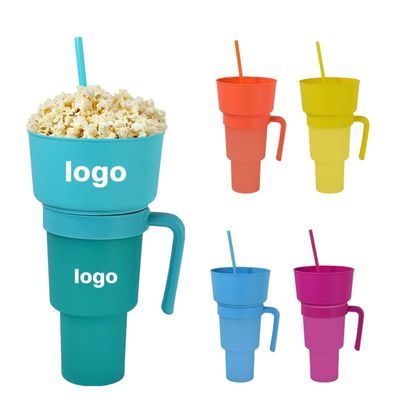 Logotipo personalizado aceito caneca de plástico com alça Eco-friendly e durável