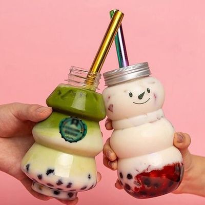 Fota de água em forma de árvore de Natal 500 ml 300 ml para chá de leite e café