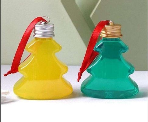 500 ml de garrafa de suco de boneco de neve transparente e criativa com tampa para produtos essenciais da festa