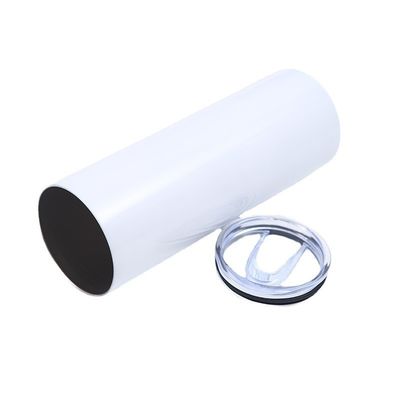 20oz/30oz de sublimação de cor personalizada de aço inoxidável em branco, copos de tumbler ligeiros e magros com palha