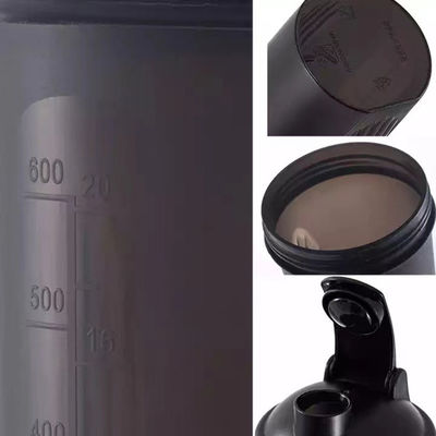 700ml Tritan Plastic Shaker Cup com bola e alça de aço inoxidável impressão de logotipo personalizado