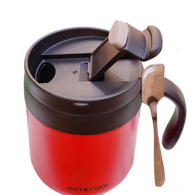 Exquisita caneca de café isolada de aço inoxidável à prova de vazamento perfeita para acampar