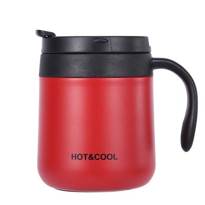 Exquisita caneca de café isolada de aço inoxidável à prova de vazamento perfeita para acampar
