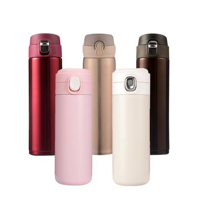 Garrafa de água térmica portátil à prova de vazamento 400 ml/500 ml Capacidade para frascos de vácuo