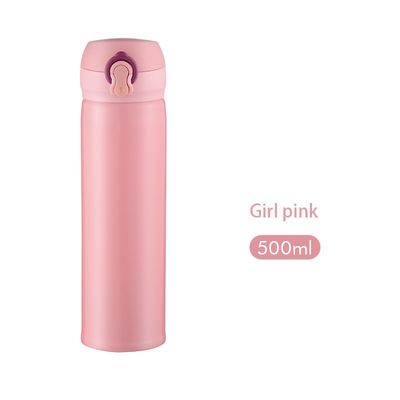 Garrafa de água térmica portátil à prova de vazamento 400 ml/500 ml Capacidade para frascos de vácuo