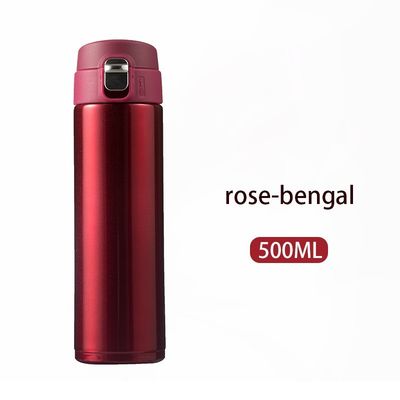 Garrafa de água térmica portátil à prova de vazamento 400 ml/500 ml Capacidade para frascos de vácuo