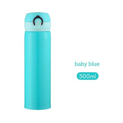 Garrafa de água térmica portátil à prova de vazamento 400 ml/500 ml Capacidade para frascos de vácuo