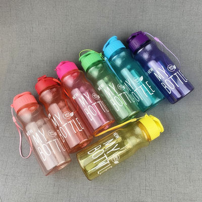 500 ml Eco Friendly Clear Plastic Cup Colorido Copo de Bebida com Revestimento Anticorrosivo