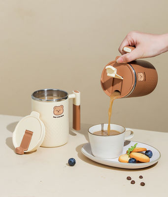 Copo de café 304 de aço inoxidável sustentável de 450 ml de copo isolado à prova de vazamento para estudantes