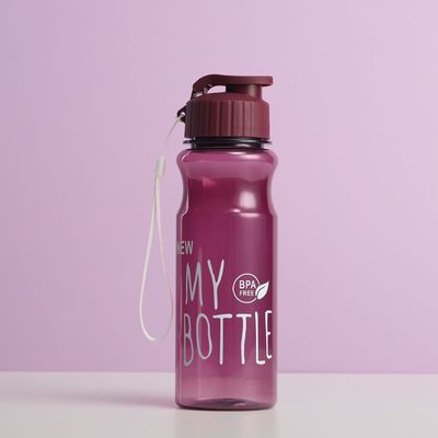Garrafas de água de plástico de 500 ml em grandes quantidades Copas de beber transparentes portáteis para itens armazenados