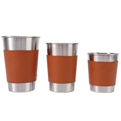 Estilo de design minimalista garrafa de água de aço inoxidável 170ml/330ml para escapadas ao ar livre