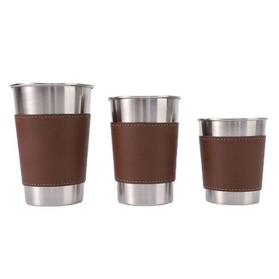 Estilo de design minimalista garrafa de água de aço inoxidável 170ml/330ml para escapadas ao ar livre