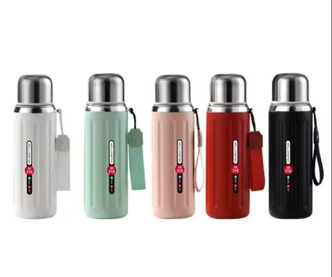 Hot Custom Logo 600ml Copo de Thermos de aço inoxidável Adequado para estudantes e ao ar livre