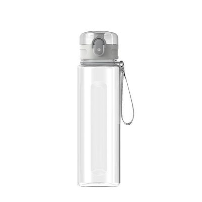 Garrafa de água potável de plástico esportivo portátil de 650 ml com galo 2023 Design Product