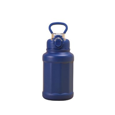 Esportes ao ar livre Copo de termo de vácuo de aço inoxidável com 700 ml de grande capacidade e palha