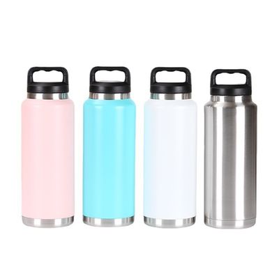 Garrafa de água de aço inoxidável portátil e à prova de vazamento de 18 oz 26 oz 36 oz perfeita para todos