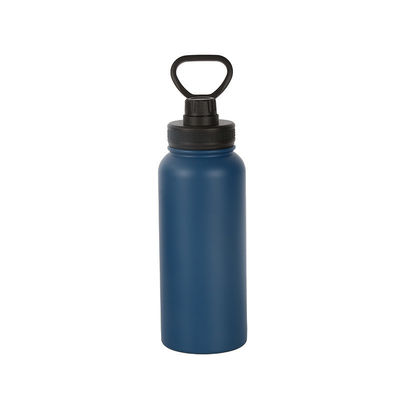 Garrafas esportivas isoladas a vácuo de aço inoxidável portáteis directas de 1000 ml com alças