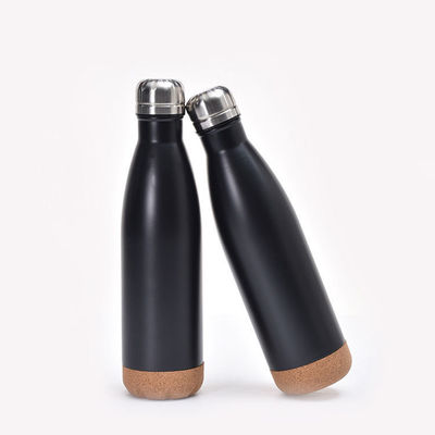 Garrafa de bebidas de duplo vácuo de aço inoxidável de 500 ml para viagens e desportos