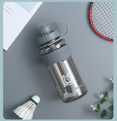 Unisex Direct Drinking 1000ml BPA Free Tritan Motivational Gym Garrafa de água de plástico com marcador de tempo