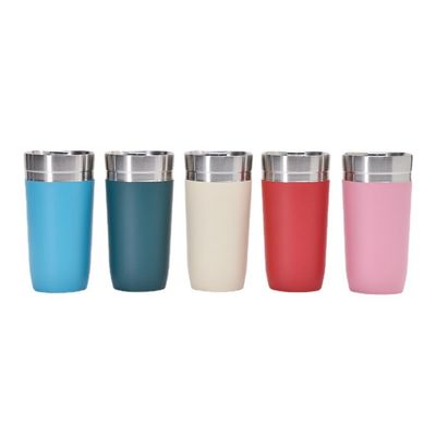 500 ml de garrafa de água de aço inoxidável 304 portavel de beber taça de café taça de termo com tampa