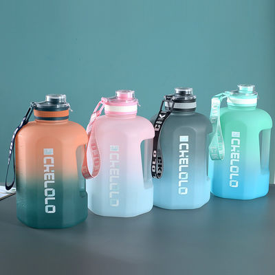 Comprador Comercial Logotipo personalizado 1.6L 2.2L garrafa de água para ginásio Copa de esportes viagens de plástico