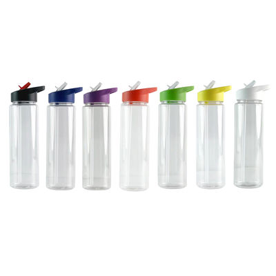 Atividade ao ar livre Essential 750ml AS/SK Material garrafa de água de plástico com palhinha