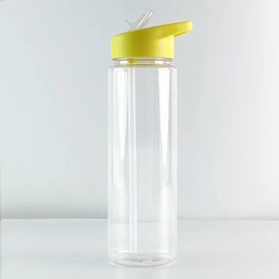 Atividade ao ar livre Essential 750ml AS/SK Material garrafa de água de plástico com palhinha