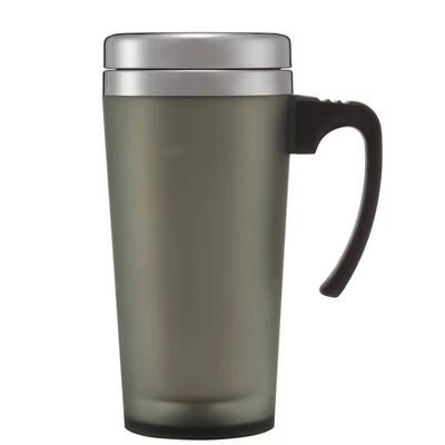 16oz Taça de café de aço inoxidável com alça