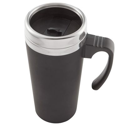 16oz Taça de café de aço inoxidável com alça