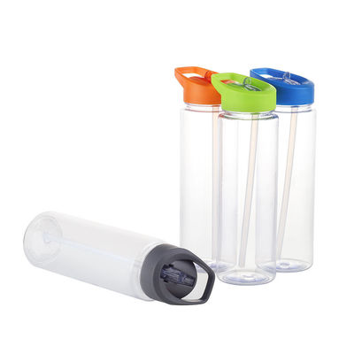 750 ml de garrafa de água de viagem de plástico transparente para desporto para água fervente