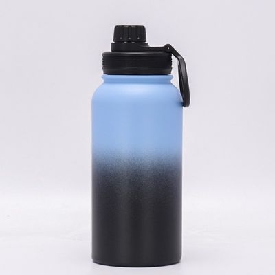 Flasco de vácuo 1000ml Garrafa de água de aço inoxidável de grande capacidade para uso ao ar livre e na praia