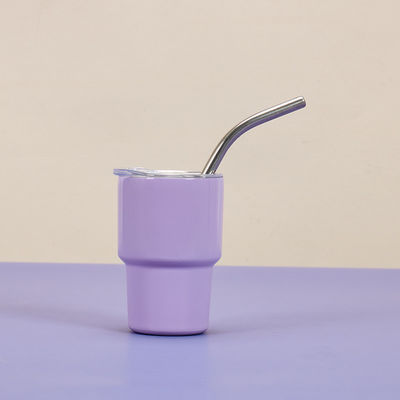 2 oz de garrafa de água de aço inoxidável estilo americano Mini Design Pocket Cup com canudos